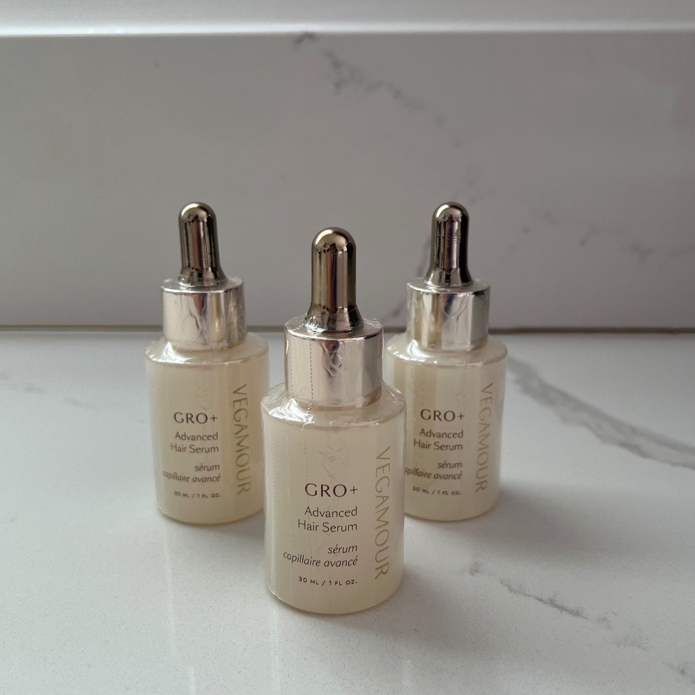 Vegamour GRO+ Advanced Hair Serum - Bundle of 3 - New and Sealed